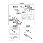 Kit De Funda, Eje De Transmisin Delantero, Interior Y Exterior, Derecho