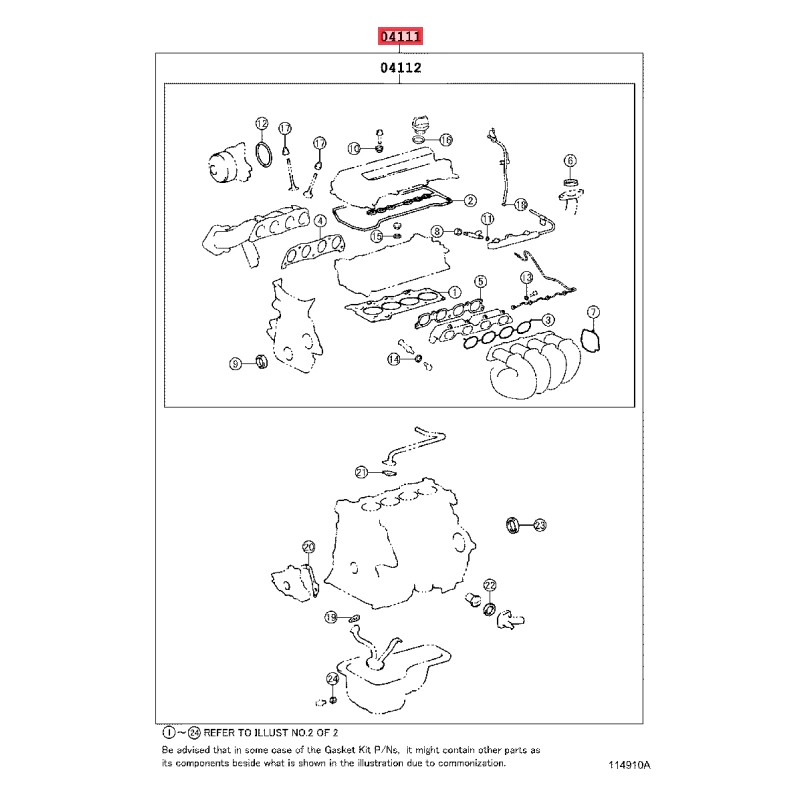 Kit Empacadura De Motor - Imagen 2