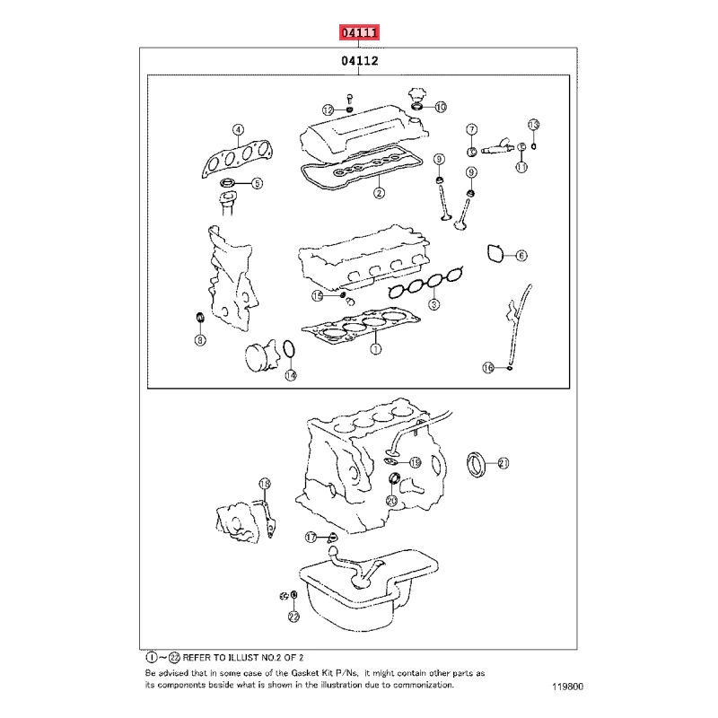 Kit Empacadura De Motor - Imagen 2