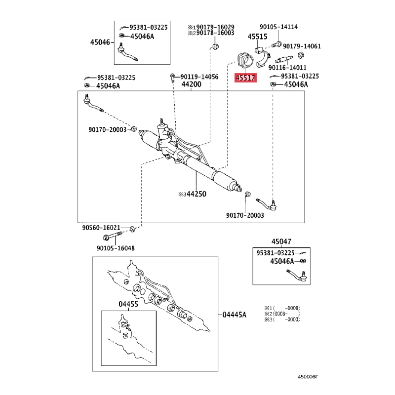 Ojal, Caja De Cremallera De Direccion, Nro. 2 - Imagen 2